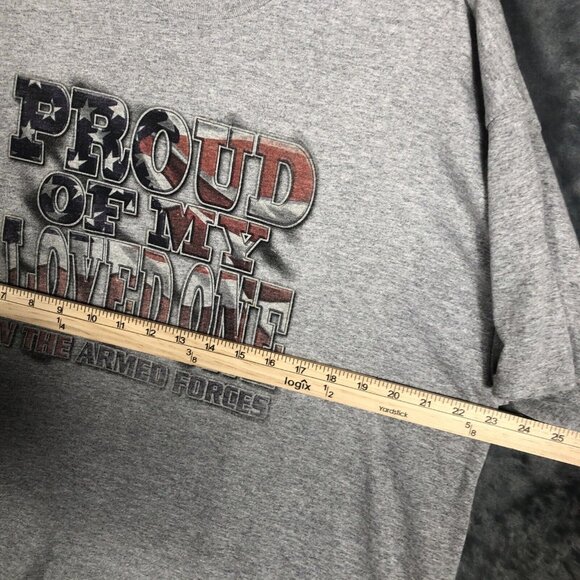 Unisex T-Shirt Proud Of My Loved Ones In The Armed Forces Size Extra large - Picture 6 of 8